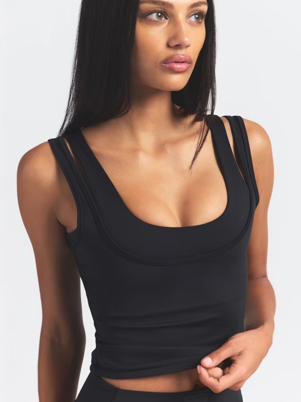 NikeSKIMS Matte Double Strap Scoop Tank - size Small, NWT